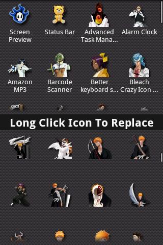 Bleach Crazy Icon Pack Android Themes